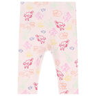 Baby Girls Pink Logo & Animals Leggings Set, 1, hi-res
